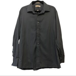 Michael Michael Kors Gray Button Down Dress Shirt